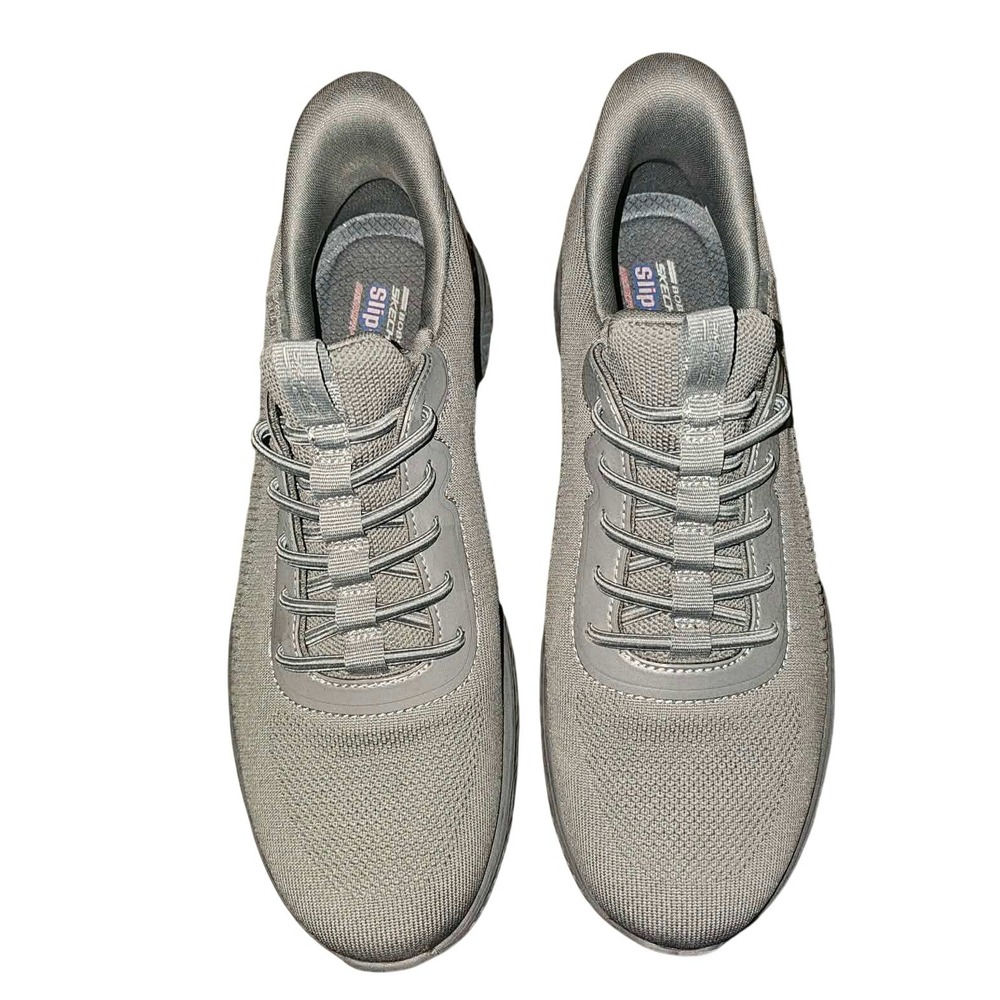 Skechers Slip-Ins Womens Gray Mesh‎ Sneakers Size Unknown Slip On Casual Shoes